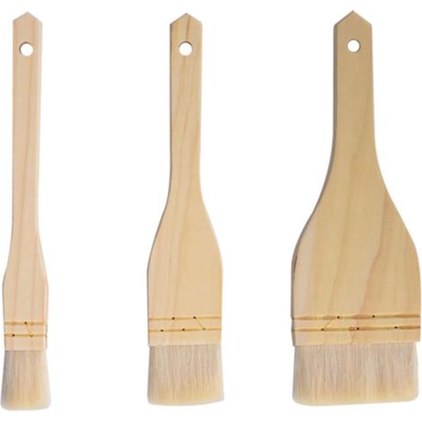 Backpinsel aus Wolle und Holz Leichter Professioneller (1/5)