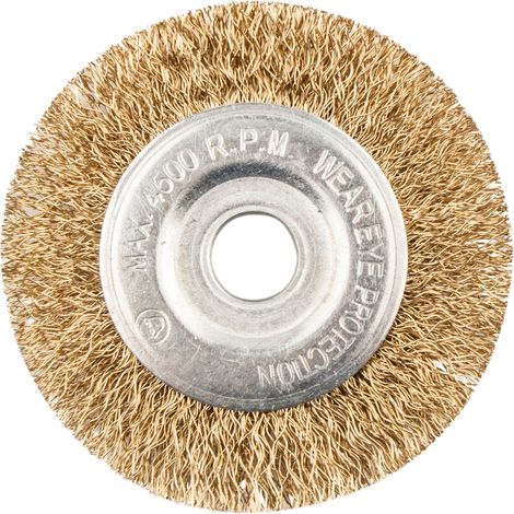 Cepillo circular Stein 75 mm dorado metal 4500 rpm (1/2)