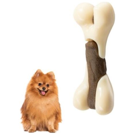 Bâtonnets à mâcher pour chien en cuir bouilli - Collagène naturel pour santé dentaire et osseuse, anti-stress et amusement (1/4)