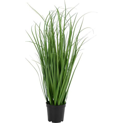 Erba poa artificiale verde H 68 cm