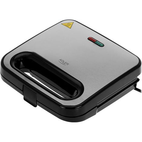 Appareil à sandwichs Eagle AD3076 1000 W 1 plaque Noir/Argent (1/5)