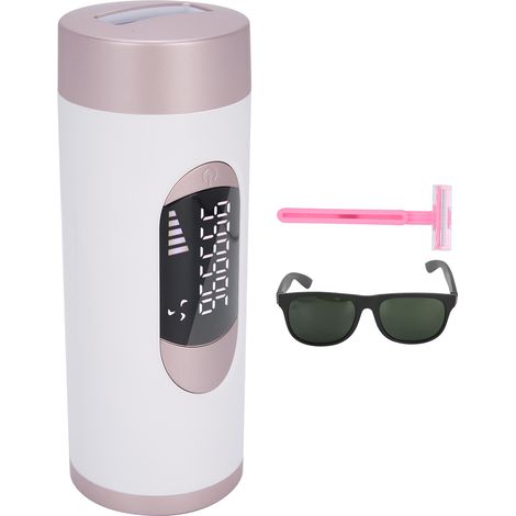 Appareil d'épilation laser pour le corps entier, indolore, 5 vitesses, prise 110-240 V, blanc (1/5)