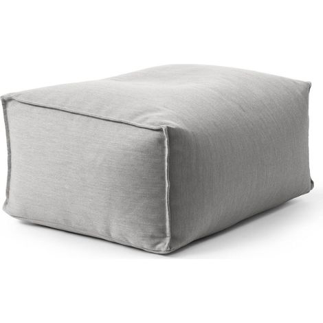 [GEBRAUCHT] B-Ware Mokebo Outdoor Pouf Hocker Sitzhocker Bodenkissen Lichtgrau Balkon Garten