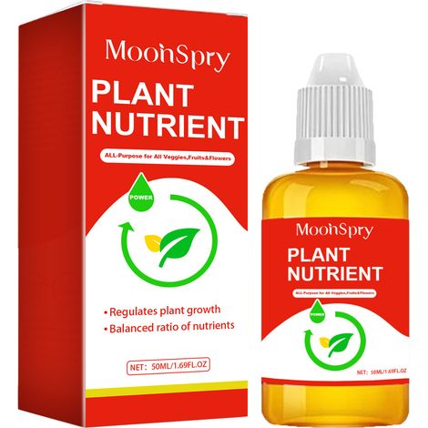 MOONSPRY Plant Root Vitality Activator, Growth Factor, Fast Root Nutrient Solution for Stunted Seedlings, Concentrated Plant Nutrients (1/5)
