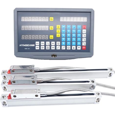 Kit DRO pour tour à fraiser, affichage numérique, échelles de précision, Rouge