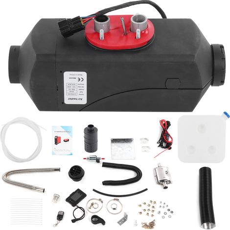 Chauffage stationnaire diesel 2KW 12V noir universel pour voiture camion fourgonnette (1/5)