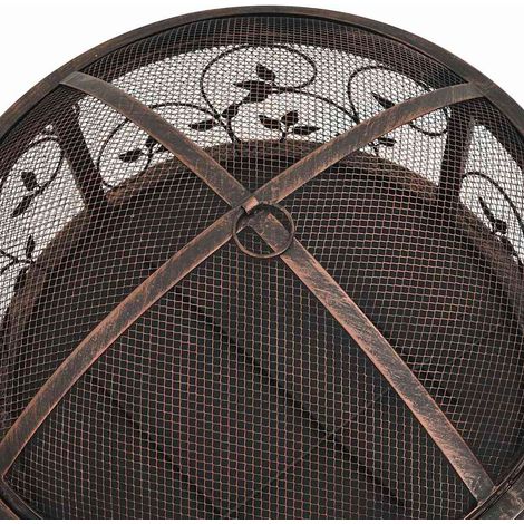 Maison Exclusive - Foyer rustique avec tisonnier 67,5 cm XXL Acier (1/5)