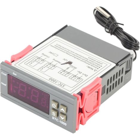 Thermostat of cooling and of heating of the controller of temperature digital with sensor NTC STC-100012V (1/5)