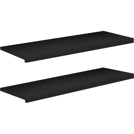 Fensterbänke 2 stk. Schwarz 120 x 40 x 2 cm Massivholz Buche vidaXL (1/5)