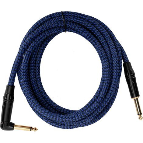 Câble de Guitare Électrique 6.35mm JORINDO avec Connecteurs Dorés, Cordon Audio JD6218