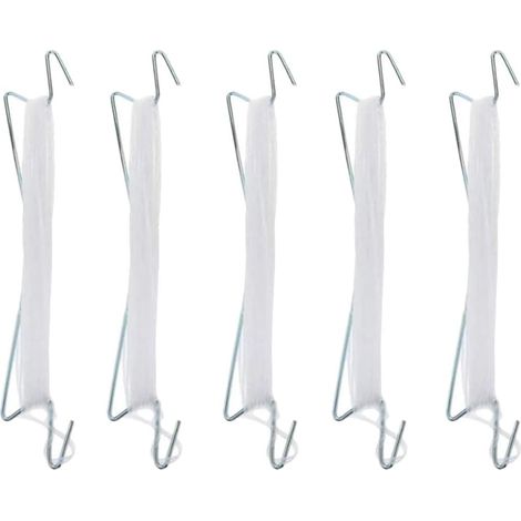 Lot de 5 supports en J pour plantes d'extérieur, idéaux pour les tomates et les concombres. (1/5)