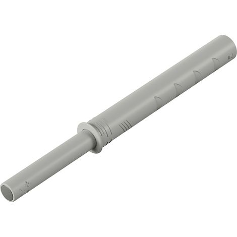 Hettich Push to Open für Drehtüren Magnet, zum Einbohren Langhub, Grau