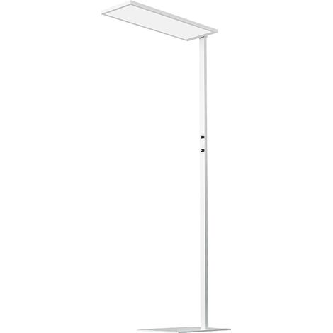 Lámpara de pie WORK LED 60W+40W blanco (1/2)