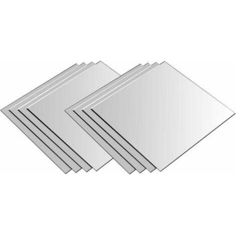 Miroirs carrés 20x20cm mosaique carré Lot de 8