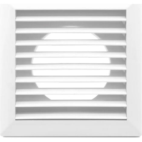Rejilla de ventilación cerrada 125 blanca 170x170mm AirRoxy 1362 (1/2)