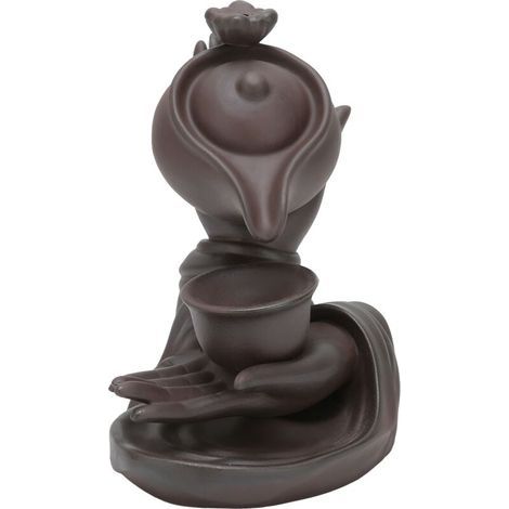 Brûleur d’encens cascade en céramique – support à fumée rétrograde décoratif pour table, design élégant et fonctionnel (1/5)