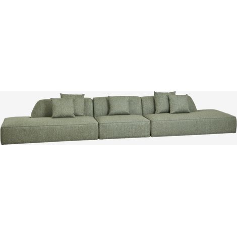 SKLUM Cardea 3-teiliges modulares Sofa mit doppelter gepolsterter Chaiselongue                                   
