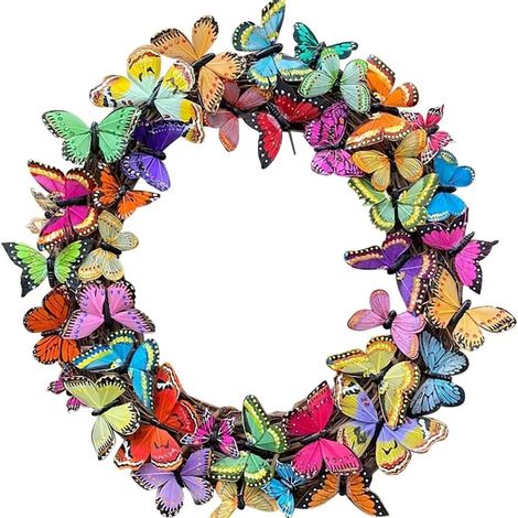 Guirlande Florale Artificielle - 25 Cm - Décoration Intérieure et Extérieure pour Porte Mur Jardin - 1 Pièce (1/5)
