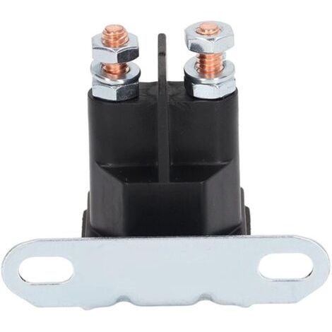 Zerodis SoléNoïde de Relais de DéMarreur de Tracteur de Pelouse DC 12V SoléNoïde de Relais de DéMarreur Anti-PoussièRe RéSistant à la Corrosion Cuivre ÉTanche RéSistant à l'usure (1/5)