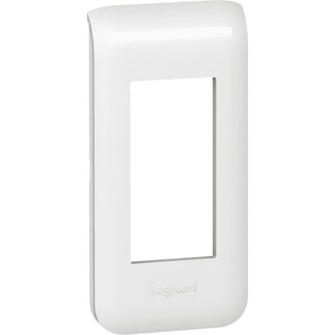 Plaque de finition MOSAIC 1 module blanc - LEGRAND - 078801 (1/4)
