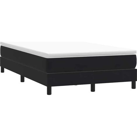 Boxspringbett ohne Matratze Schwarz 120x210 cm Samt