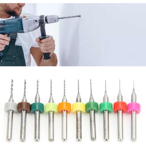Forets hélicoïdaux en carbure de tungstène pour circuits imprimés de 0,3 à 1,2 mm (1/5)