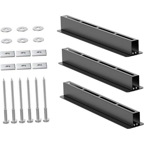 Set mit 3 Deckenhalterungen für Aufbewahrungsbehälter, Deckenschienen für Garage