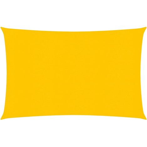 Vela ombreggiante 160 g/m² 3 x 5 m HDPE gialla 020009129