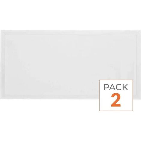 Panneau LED CCT 60x30cm BLANC 30W - 3000K/4000K/6000K (Pack de 2