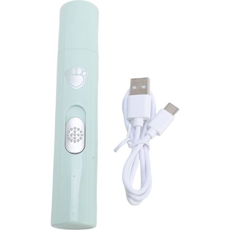 Limeuse à Onglets Électrique Rechargeable Silencieuse 350mAh ABS Verte pour Chien et Chat Outil de Toilettage Sûr et Efficace (1/5)