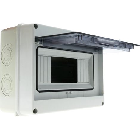BeMatik - Boîte électrique SPN 8M IP65 ABS HT de surface en plastique (1/5)