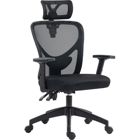 Fauteuil de bureau ZACK noir (1/5)