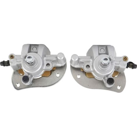 Jeffergarden Étrier de frein arrière avec plaquettes de frein pour des performances de freinage améliorées et une sécurité renforcée. 3B4 2580V 11 00. Convient pour Grizzly 550 YFM550 2009 à 2014 (1/5)