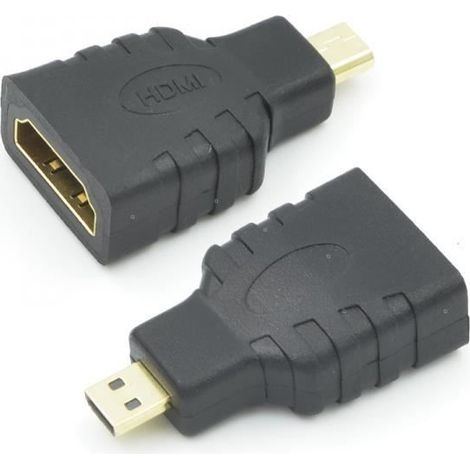 Micro HDMI mâle vers HDMI femelle adaptateur conve (1/4)