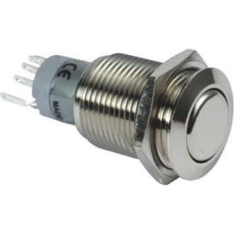 Bouton-Poussoir Rond - DPST 1NO 1NC - Percage Ø16 mm - Température -25 °C à +55 °C - Humidité 45-85 % RH - Unité