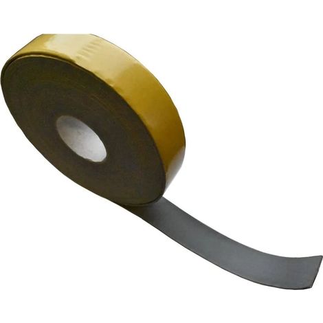 Ruban Caoutchouc Auto-Adhésif Gris 50mm x 15m pour Isolation (1/3)