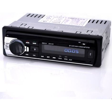Autoradio - 4 x 60 W - Bluetooth Mains Libres - Entrée USB SD AUX - Tuner FM Stéréo - Pour Voiture 12 V (1/3)