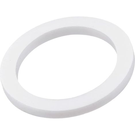 PTFE Flat Washers 24mm External Diameter 18mm Internal Diameter 2mm Thick Flange Gasket White Pack of 20 (1/5)