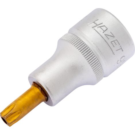 Douille mâle TX 992-T40H ∙ Carré creux 12,5 mm (1/2 pouce) ∙ Profil TX « tamper résistant » ∙ 55 mm HAZET (1/2)