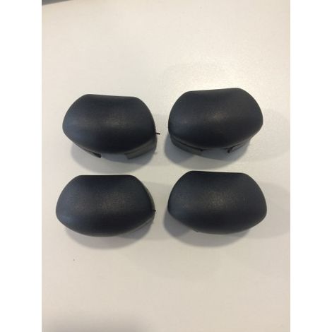 Lot de 4 embouts pour barres de toit – Fixations spécifiques pour Menabo Tiger – Compatible avec modèles Brio et Tiger (1/3)