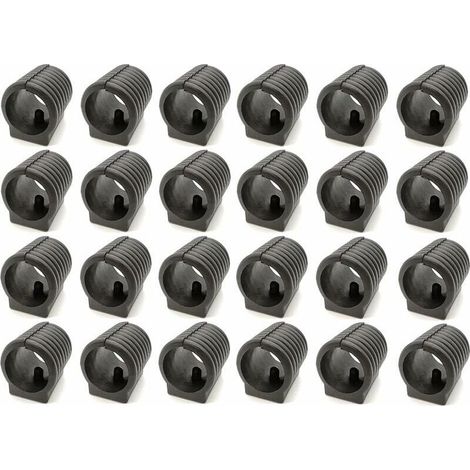 Furniture Plastic Slide Chair Tube Clip Slide Plastic Chair U Shape 24pcs (1/5)