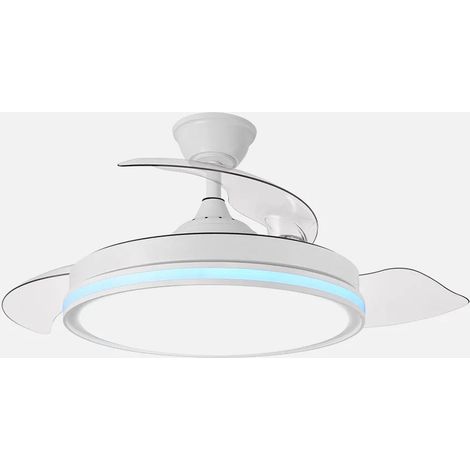 Ventilator fabriLamp cacique dc 59W LED RGB 3 Flügel (1/3)