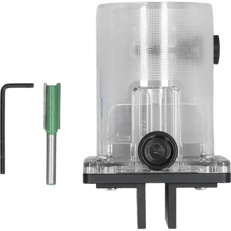 Handheld Router Bracket Electric Trimmer Connector Base for Wood Slotting Carving 13‑36mm (1/5)