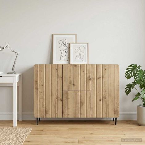 Aparador Roble artisan 89 x 34,5 x 62 cm Madera de Ingeniería (1/4)