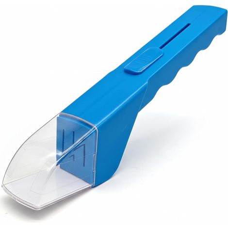 Piège à insectes pour enfants et adultes – outil de capture d'insectes sans contact avec un manche extensible de 28 cm- kit de piégeage transparent- pour usage domestique- ensemble bleu. (1/5)