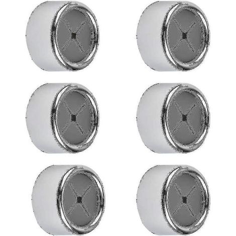 Lot de 6 porte-torchons auto-adhésifs, porte-serviettes de cuisine, ronds, muraux - (1/5)