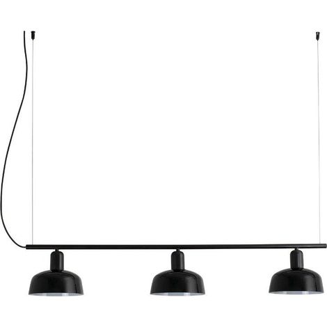 TATAWIN LINEAL S Colgante cristal lineal negro (1/5)