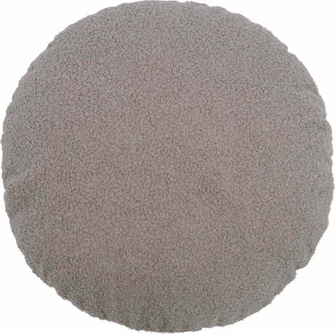 vidaXL Funda de almohada 2 pcs HEERLEN Gris Claro Ø 40 cm Bouclé (1/2)
