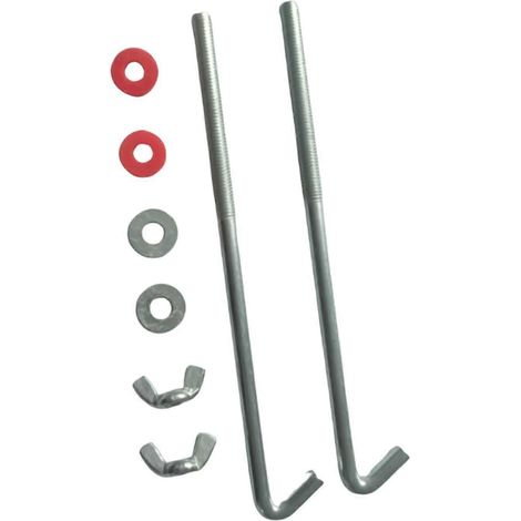 Kit de fixation de batterie avec boulon en J, antirouille, professionnel, robuste et réglable (1/5)