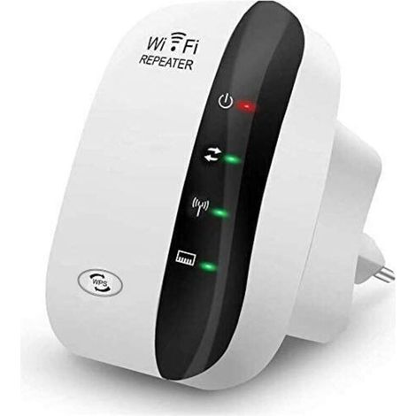 Odipie – Amplificateur de signal WiFi 300M – Norme WiFi-N 2,4 GHz – Port Ethernet pour connexion filaire – Streaming HD et jeux en ligne (1/5)